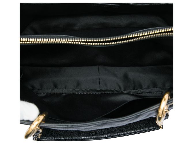 Chanel Black Caviar Grand Shopping Tote Schwarz - Ansicht 4