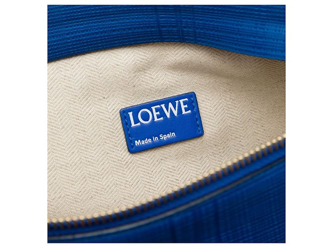 Clutch Anagram T in pelle blu LOEWE - vista 5