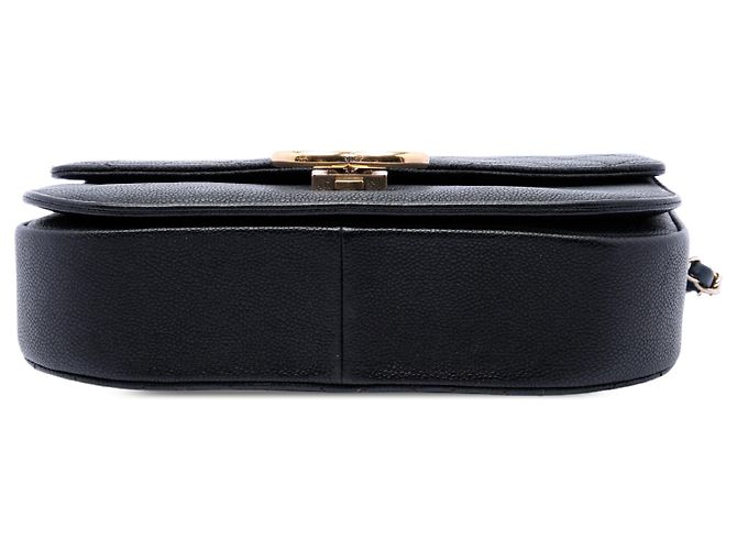 Chanel Black Paris Cuba Medium Quilted Caviar Thread Around Flap Nero - vista 3