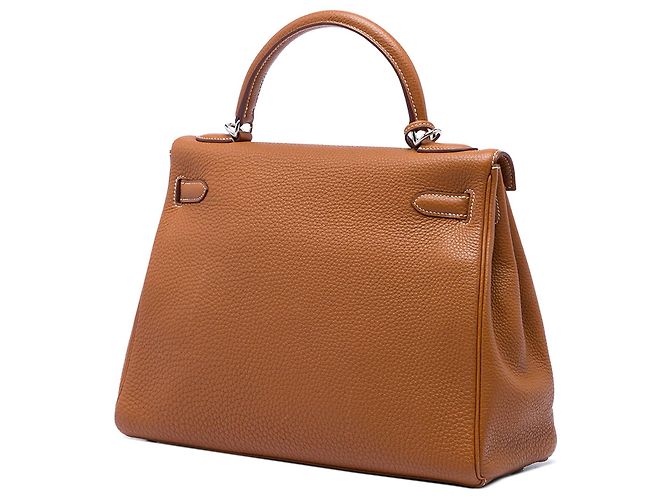 Hermès Brown Togo Kelly II Retourne 32 Marrone - vista 2