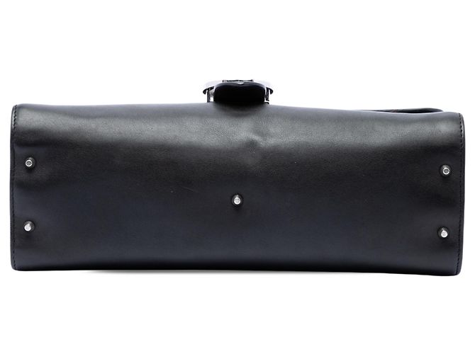Gucci Black Medium Leather Dollar Interlocking G Crossbody - view 3