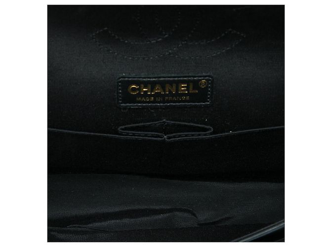 Chanel Gold Medium Classic Bicolor Caviar and Iridescent Calfskin Double Flap - view 4
