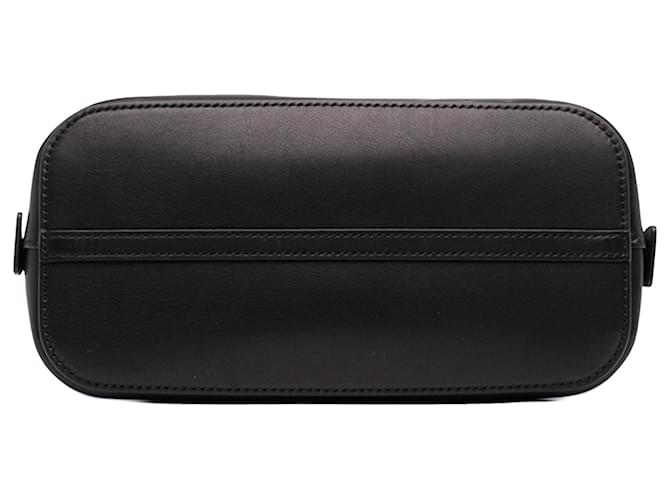 The Row Borsa Devon Saddle Mini in vitello nero - vista 3