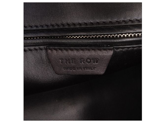 The Row Borsa Devon Saddle Mini in vitello nero - vista 5