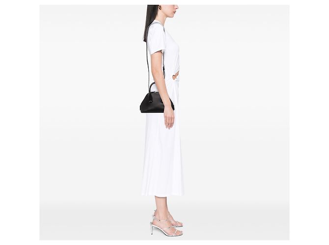 The Row Borsa Devon Saddle Mini in vitello nero - vista 6