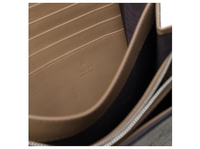Portafoglio con catena Gucci Beige GG Supreme Dionysus - vista 5