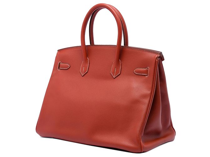 Hermès Brown Epsom Candy Verso Birkin Retourne 35 Marrone - vista 2