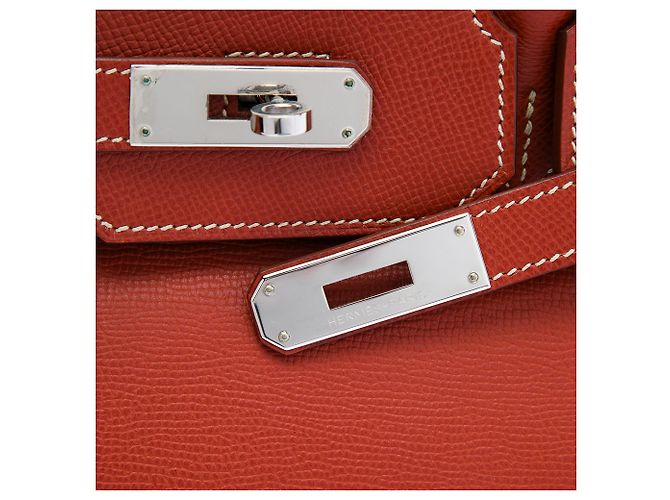 Hermès Brown Epsom Candy Verso Birkin Retourne 35 Marrone - vista 5