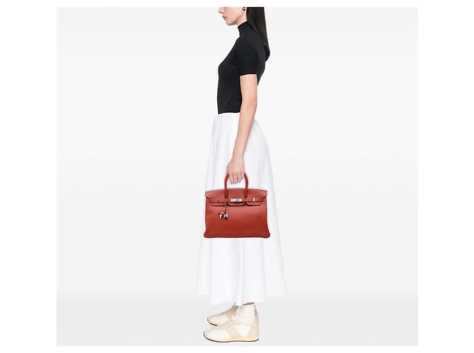 Hermès Brown Epsom Candy Verso Birkin Retourne 35 Marrone - vista 6