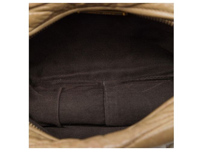 Borsa Camera Miu Miu in Nappa Matelassé Beige - vista 4