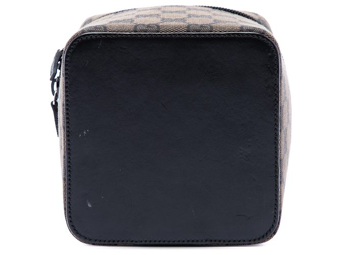 Borsa beauty Gucci Mini GG Canvas Marrone - vista 3