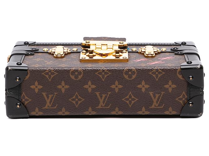 Louis Vuitton Brown Monogram Petite Malle Marrone - Ansicht 3
