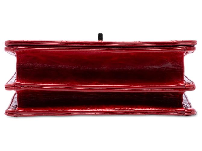 Chanel Red Large Quilted Glazed Calfskin Reissue 2.55 Rita Top Handle Flap - view 3