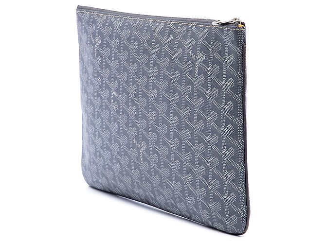 Goyard Gray Goyardine Senat MM Marrone - vista 2