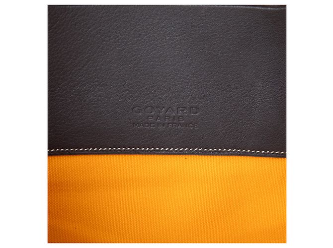 Goyard Gray Goyardine Senat MM Marrone - vista 5