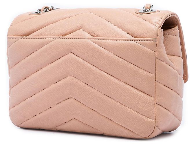 Chanel Beige Small Chevron Caviar Data Center Envelope Flap - vista 2
