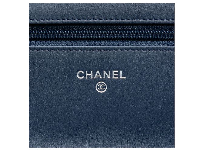 Wallet On Chain Chanel Cartera con Cadena Reissue 2.55 de charol acolchado verde Verde oscuro - vista 5