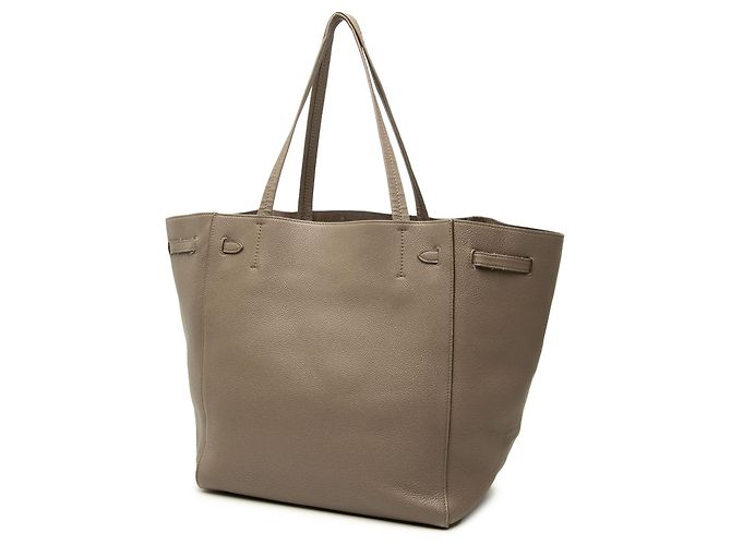 Céline Celine Phantom Cabas Klein aus Narbenleder Braun Taupe - Ansicht 2