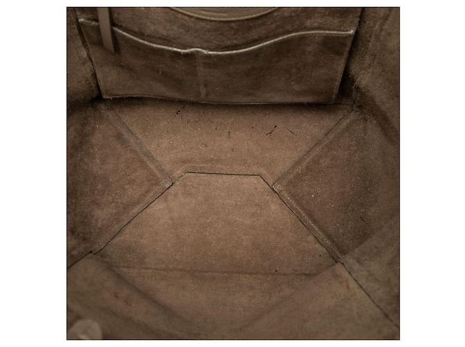 Céline Celine Phantom Cabas Klein aus Narbenleder Braun Taupe - Ansicht 4