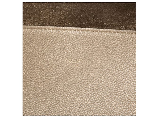 Céline Celine Phantom Cabas Klein aus Narbenleder Braun Taupe - Ansicht 5