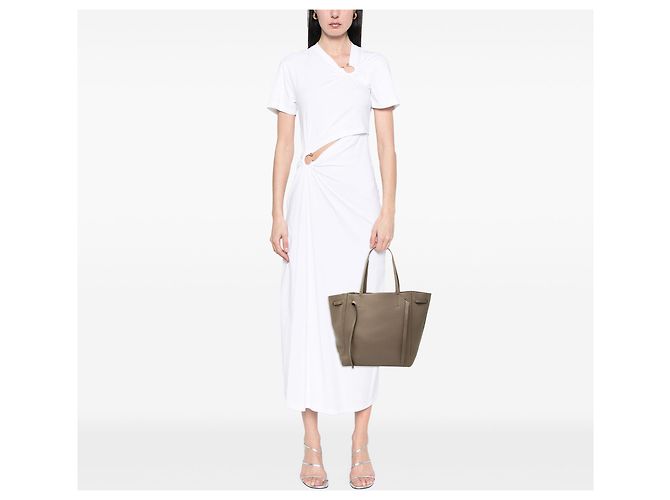 Céline Celine Phantom Cabas Klein aus Narbenleder Braun Taupe - Ansicht 6