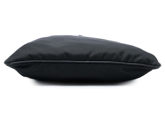 Borsa a tracolla Prada in Tessuto nera con zip Nero - vista 3
