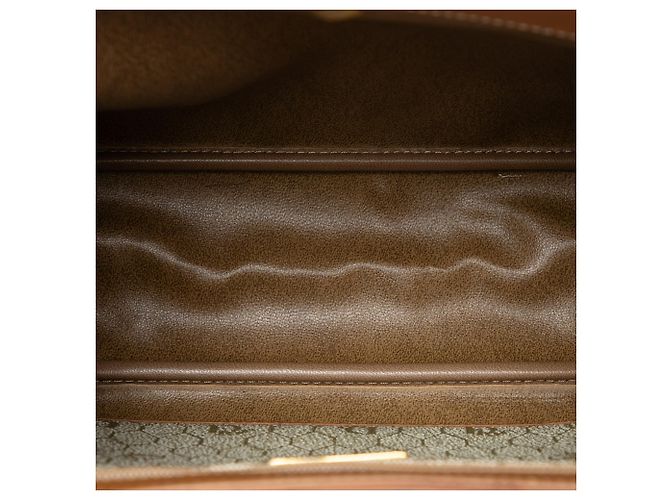 Borsa a tracolla Dior in tela rivestita beige a nido d'ape - vista 4