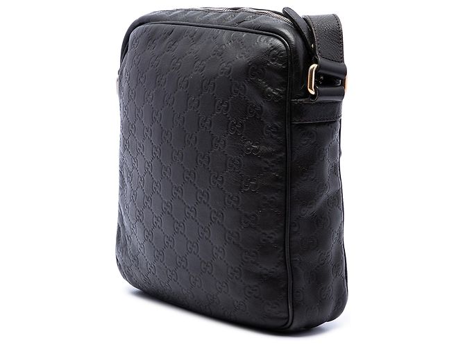 Bolsa Tiracolo Gucci Brown Guccissima Marrom Castanho escuro - vista 2
