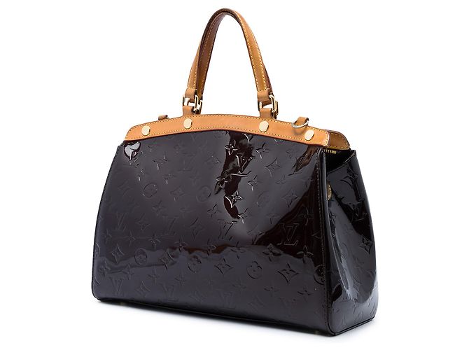 Louis Vuitton Purple Monogram Vernis Brea MM Porpora - vista 2