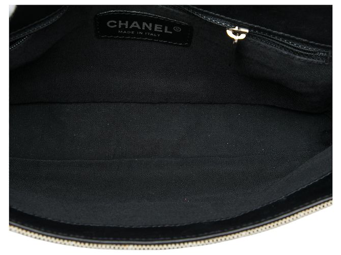 Chanel Gray Choco Bar Canvas Camellia CC No. 5 Klapphandtasche Braun - Ansicht 4
