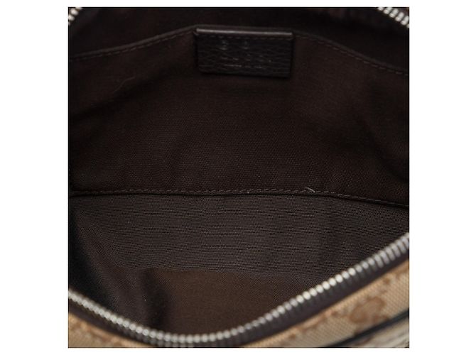 Gucci Gürteltasche aus beige GG Canvas - Ansicht 4