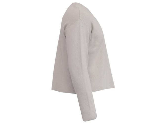 Ami Ami de Cœur Pullover aus weißer Baumwolle Roh - Ansicht 3