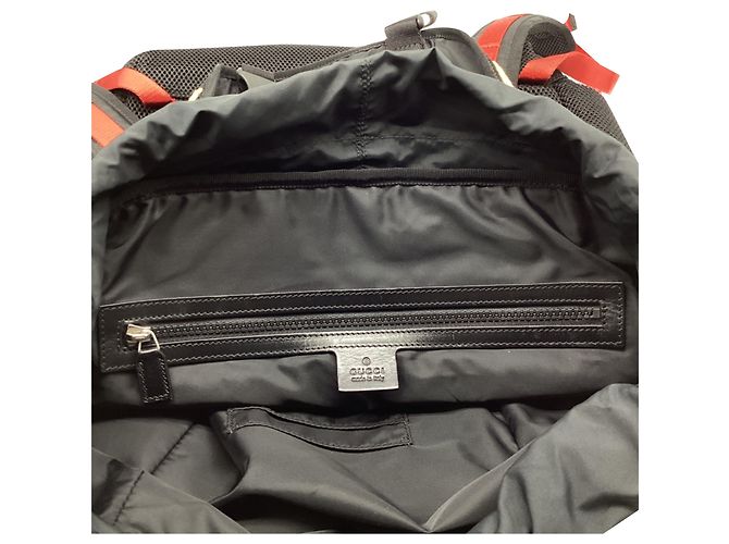 Mochila Gucci Hollywood bordada en poliéster negro - vista 10