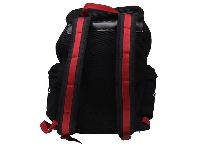 Mochila Gucci Hollywood bordada en poliéster negro - vista 4