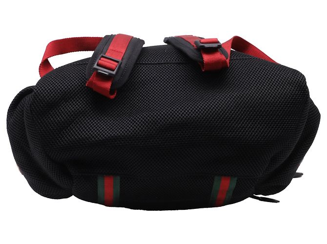Mochila Gucci Hollywood bordada en poliéster negro - vista 5