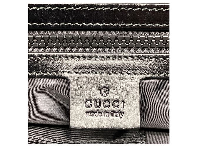 Mochila Gucci Hollywood bordada en poliéster negro - vista 9