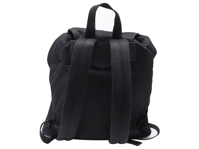 Yves Saint Laurent Zaino Saint Laurent Noe Patched in cotone nero - vista 4