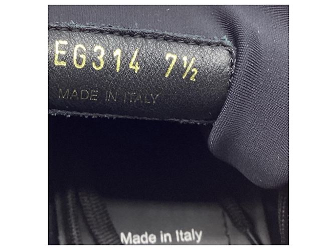 Sneakers Prada Techno Stretch in gomma nera Nero - vista 10