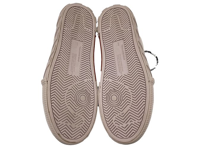 Off White Sneakers basse Vulcanized Off-White in camoscio rosa - vista 14