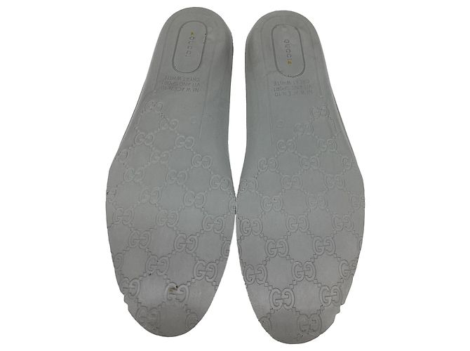Sneakers Gucci Ace Loved in pelle bianca Bianco - vista 6