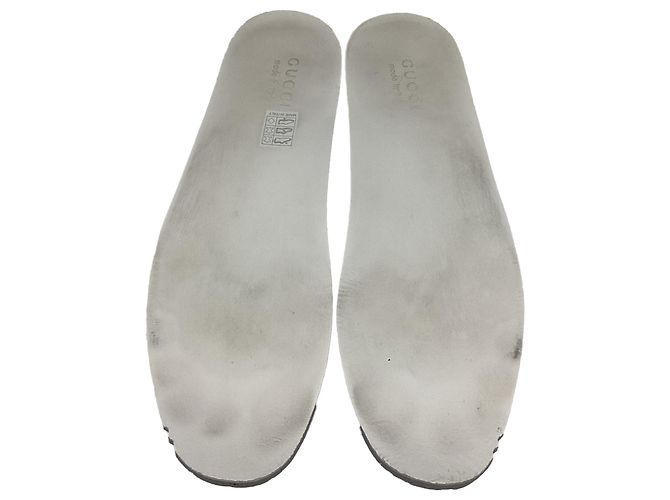 Sneakers Gucci Ace Loved in pelle bianca Bianco - vista 7