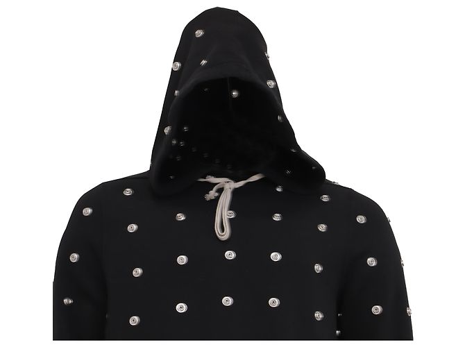 Sudadera con capucha Rick Owens DRKSHDW Granbury Studded en algodón negro - vista 2