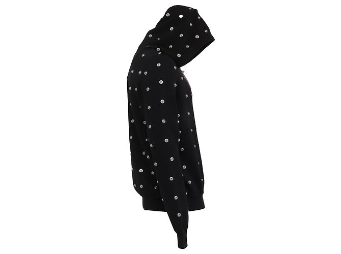 Sudadera con capucha Rick Owens DRKSHDW Granbury Studded en algodón negro - vista 3