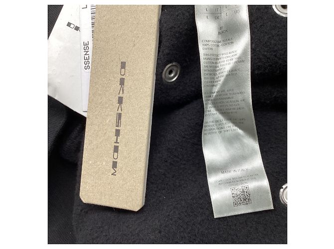 Sudadera con capucha Rick Owens DRKSHDW Granbury Studded en algodón negro - vista 5