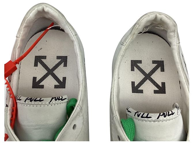 Off White Baskets Off-White Off-Court 2.0 Low en cuir blanc - vue 13