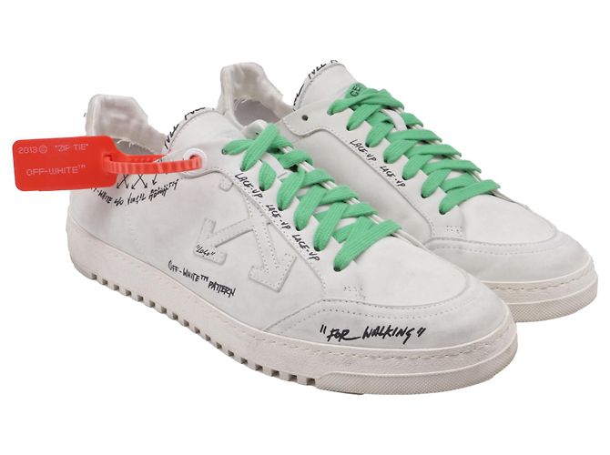 Off White Baskets Off-White Off-Court 2.0 Low en cuir blanc - vue 2