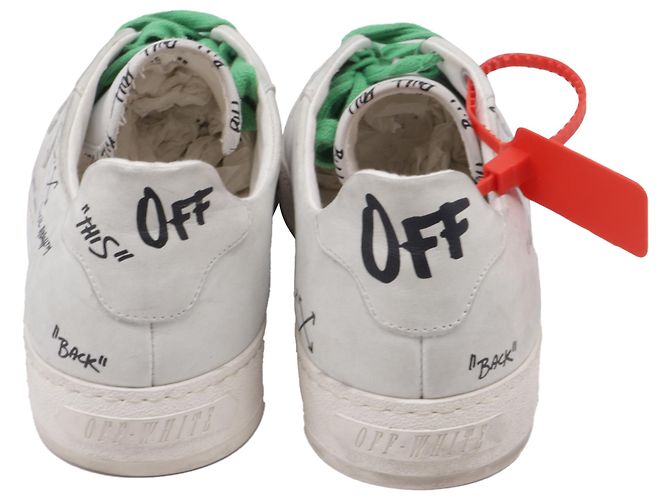 Off White Baskets Off-White Off-Court 2.0 Low en cuir blanc - vue 5