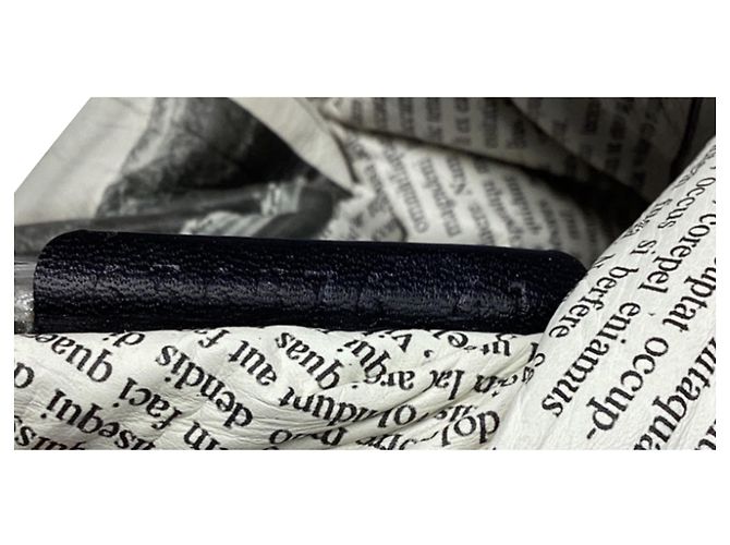 Sandali Slide Balenciaga Drapy Newspaper in pelle bianca Bianco - vista 6