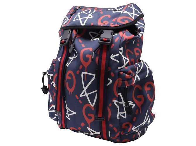 Gucci GucciGhost Techpack Backpack in Multicolor Canvas Multiple colors - view 2