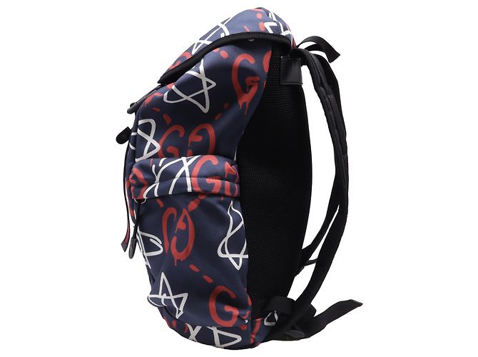 Gucci GucciGhost Techpack Backpack in Multicolor Canvas Multiple colors - view 3
